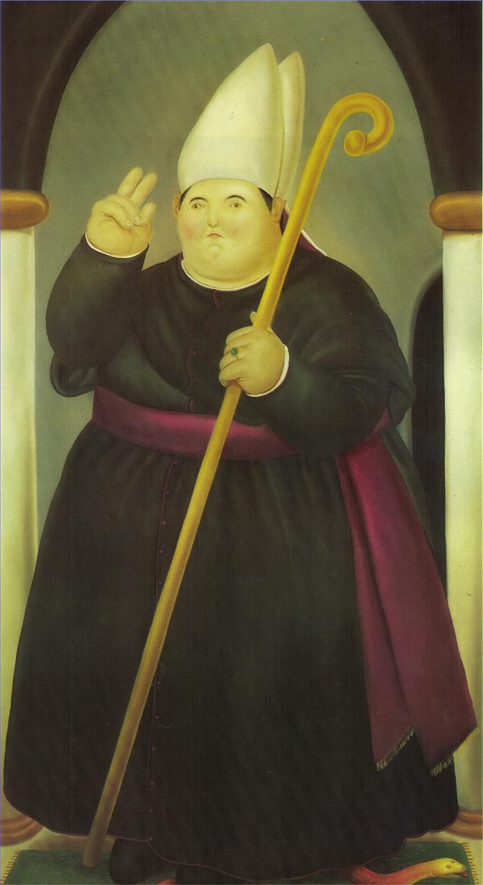 Bischof Fernando Botero Ölgemälde